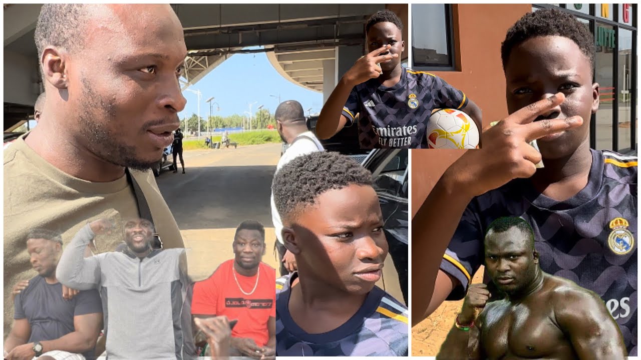 Hé hé le fils de Ama Baldé  très en colère j’aime pas la lutte ? Le foot est ma passion ❤️‍🔥