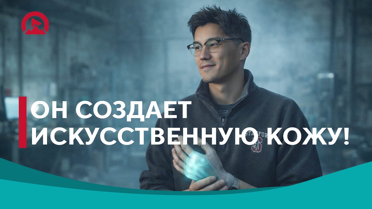 Он создает ИСКУССТВЕННУЮ КОЖУ!