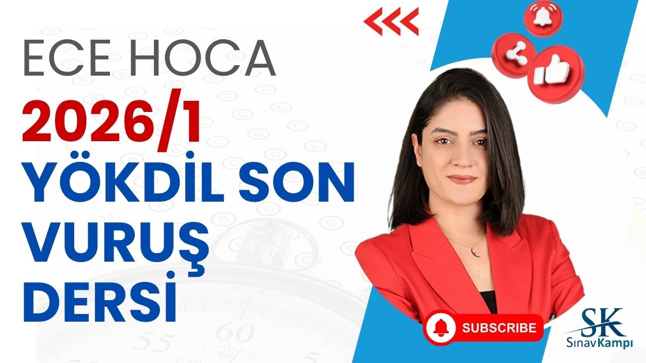 2026 YÖKDİL SON VURUŞ DERSİ  | ECE HOCA