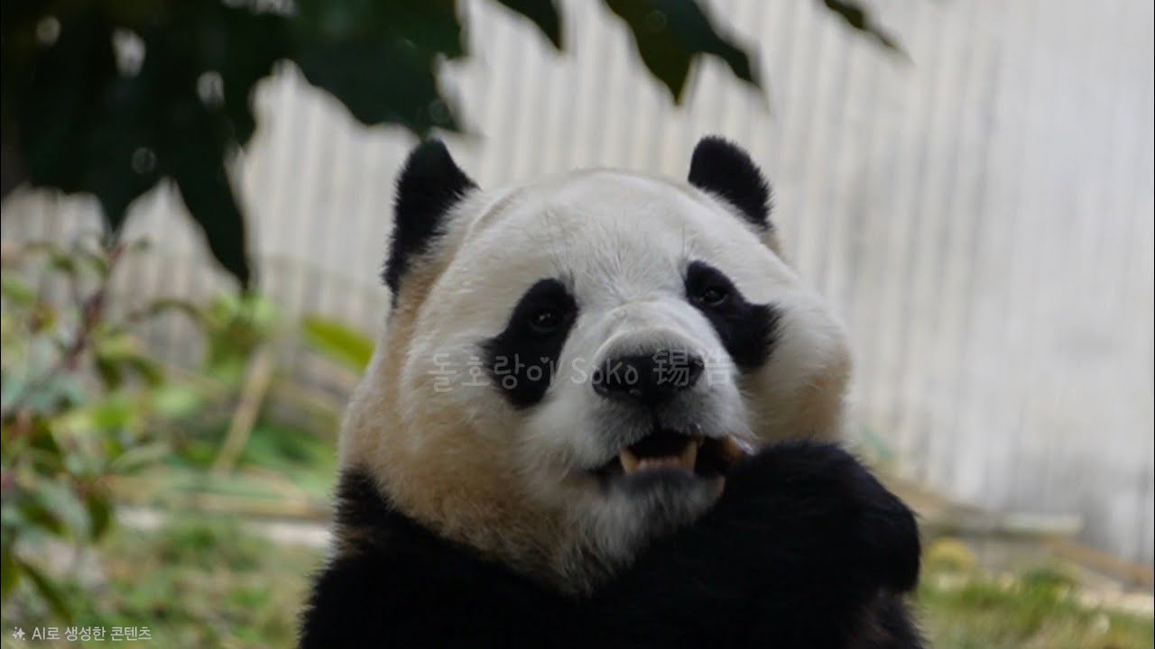 실제로 가까이서 직접 본 푸야...실물~!!❤️ | 2월 18일 오전 제2편(푸바오 실시간) Panda Fubao
