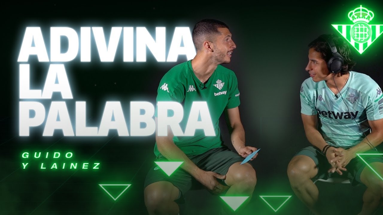 ¿Adivinarán la palabra GUIDO RODRÍGUEZ y DIEGO LAINEZ? 🗣🎧 | CHALLENGE | Real Betis Balompié