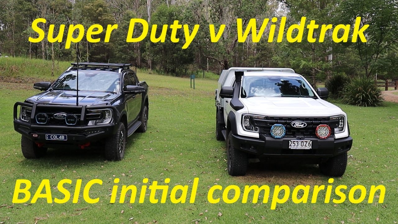Ranger Super Duty v Ranger Wildtrak BASIC comparison