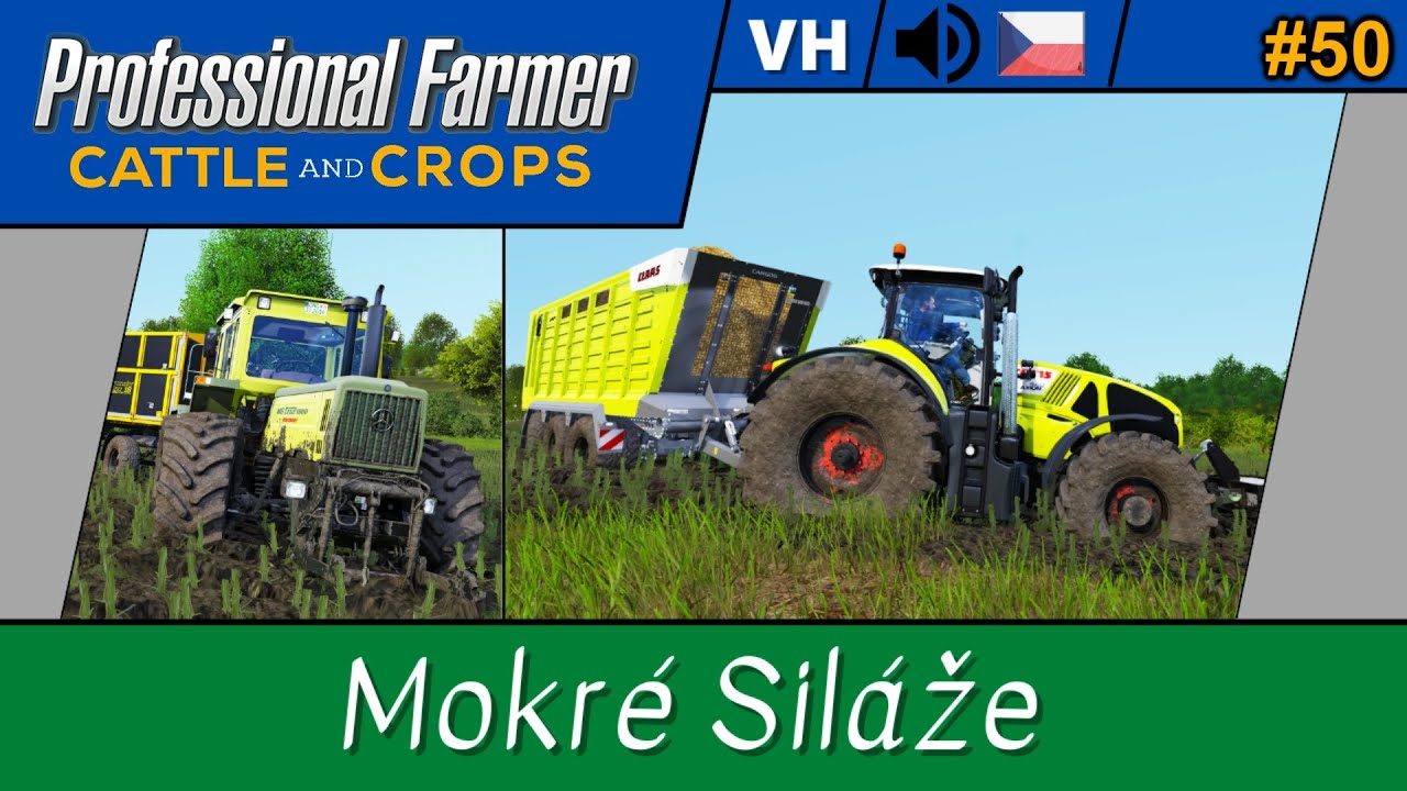 Professional Farmer: Cattle and Crops #50| Mokré siláže |CZ|
