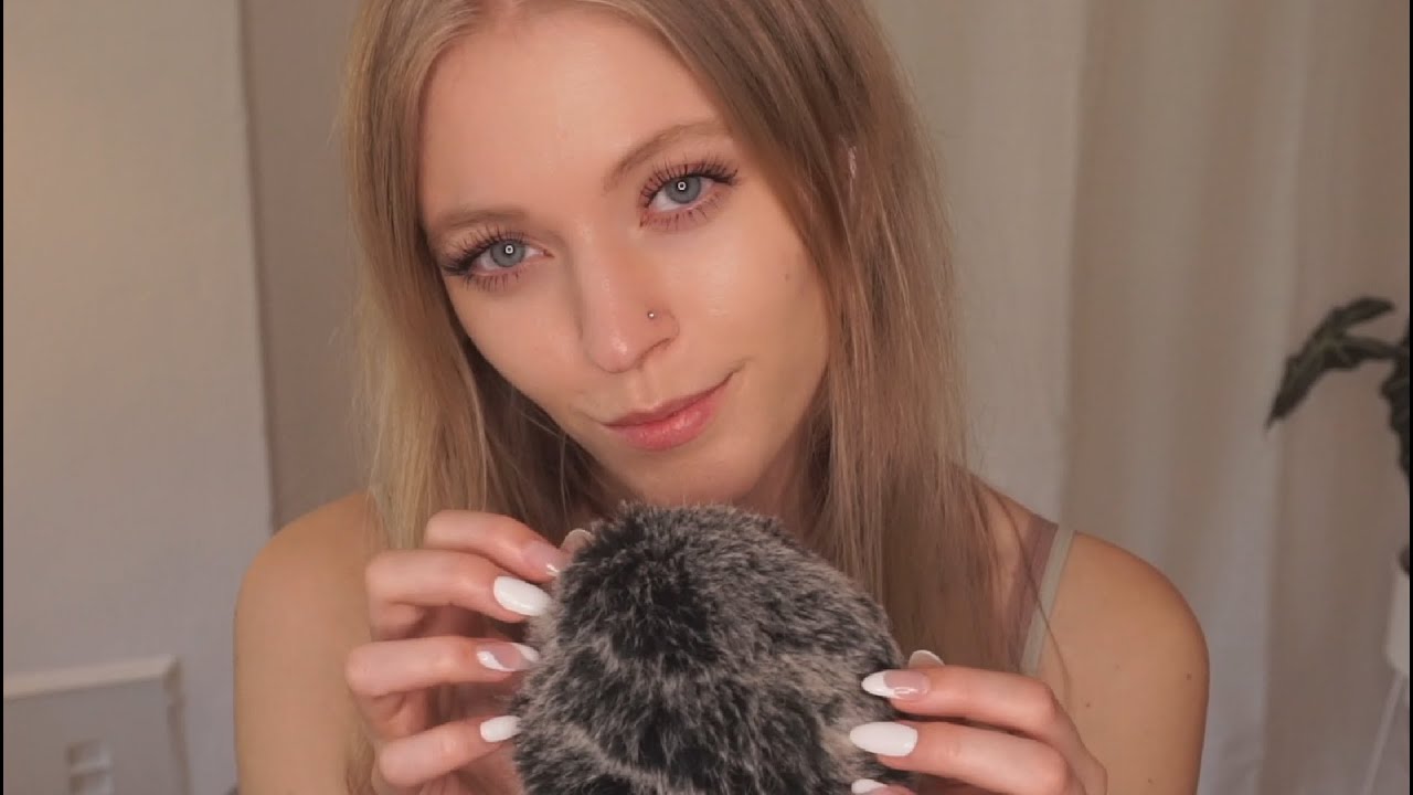 ASMR Super calm and gentle fluffy scratching | Blue Yeti