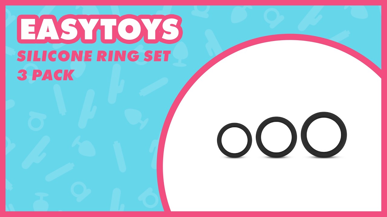 EasyToys Silicone Cock Ring 3 Piece Set Review | EasyToys
