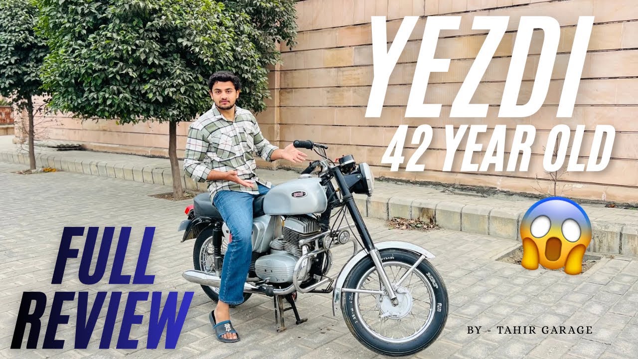 42 YEAR OLD YEZDI BIKE दादा परदादा का पुराना प्यार😍|#automobile#yezdi#old#viral#tahirgarage
