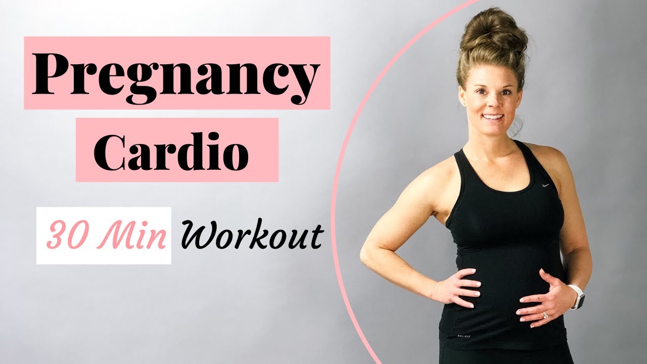 at home pregnancy workout cardio minimal equipment