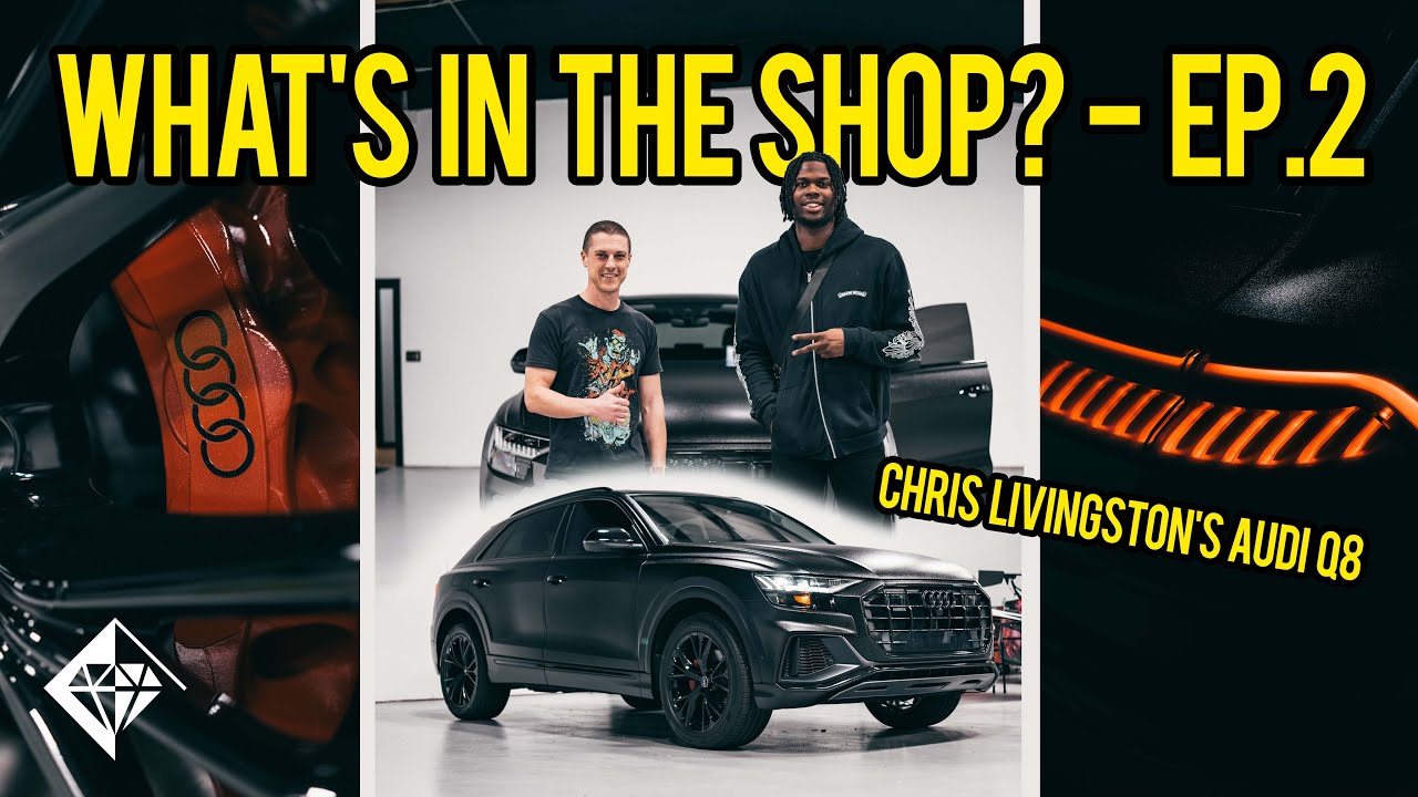 Diamond Graphics 💎 Whats in the Shop?! EP 2 - Milwaukee Bucks 🏀 Chris Livingston's Audi Q8