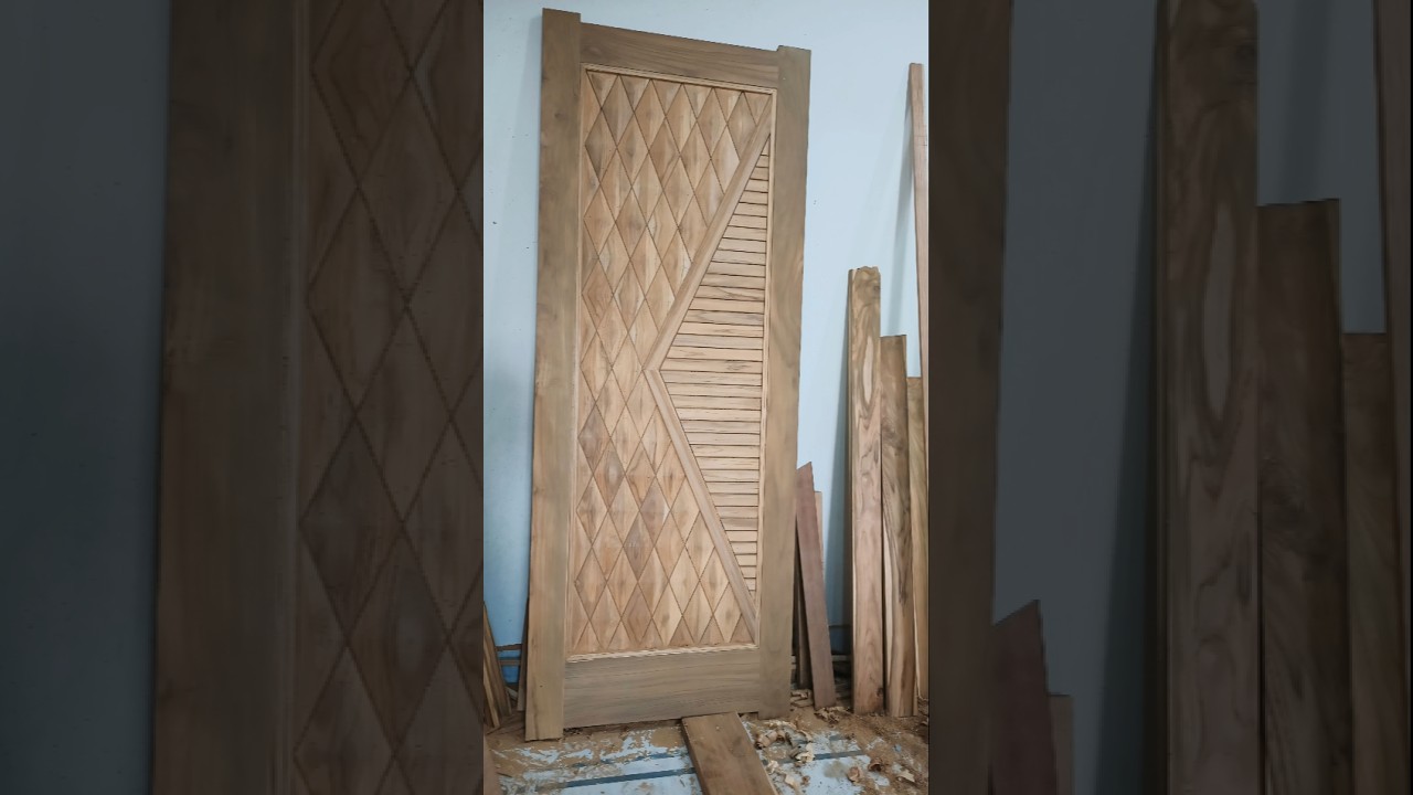 Sagwan door design Barfi
