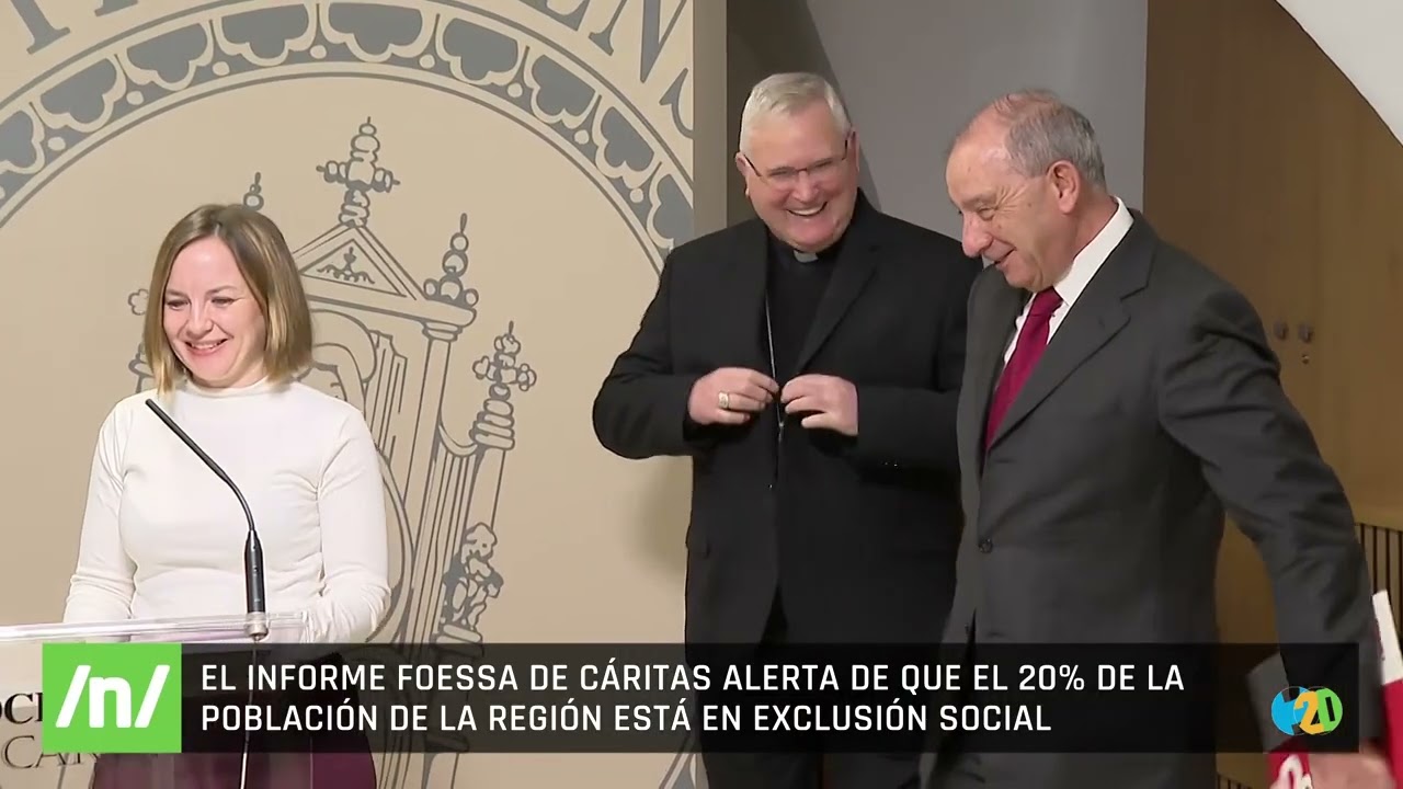 29/01/2026 Un 20% de la población de Murcia está en riesgo de exclusión según Cáritas