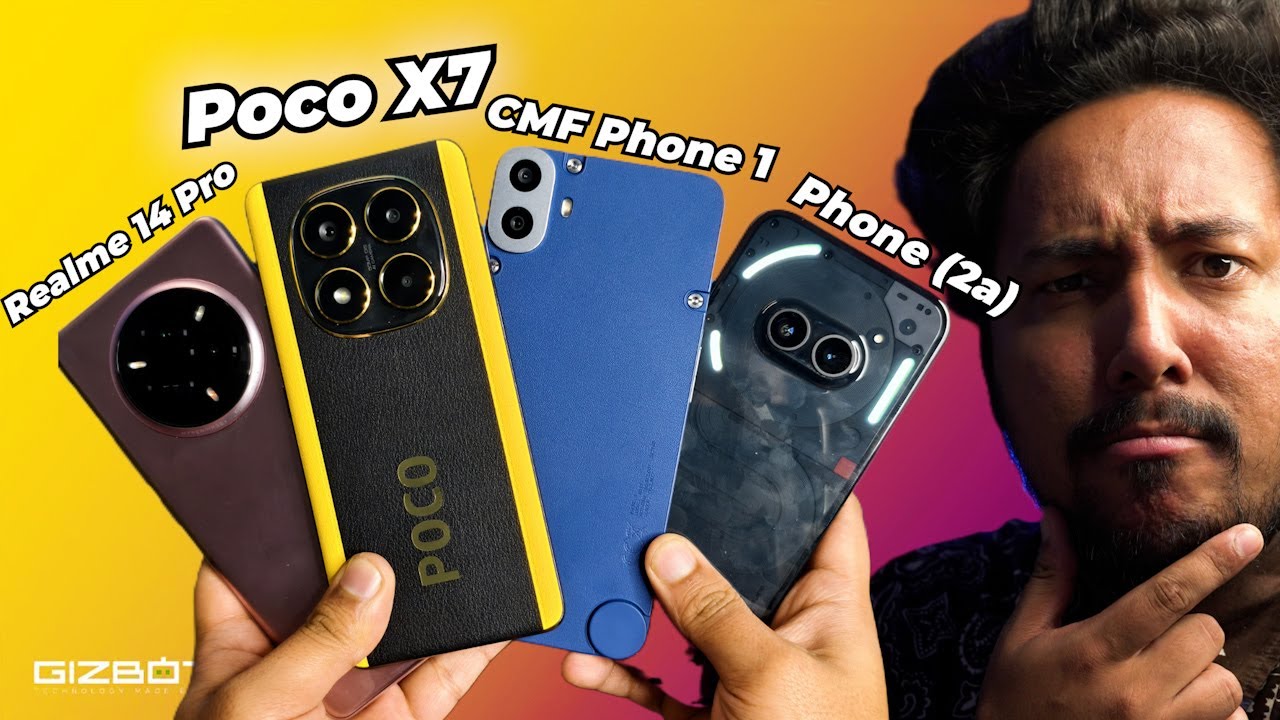 Realme 14 Pro vs Poco X7 vs CMF Phone 1 vs Nothing Phone 2a ⚡️ Performance & Battery Test