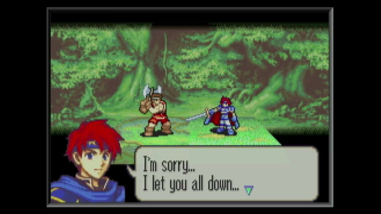 FE6 Hand axes vs swords... but It's Roy