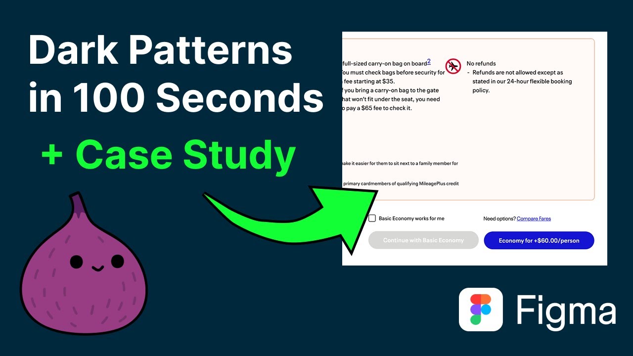 What are Dark Patterns? + UX Case Study