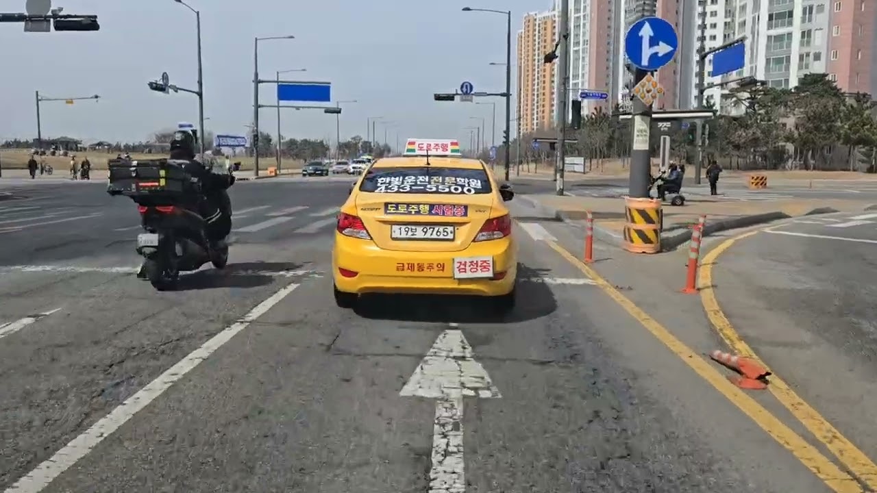 한빛운전학원 도로주행 C코스