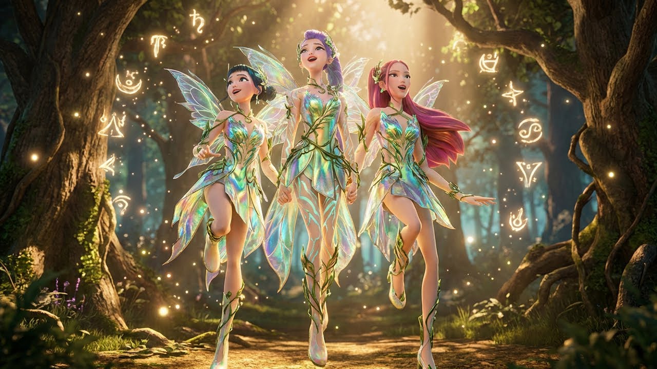 Golden x Soda Pop Fairycore KPop Dance 🌸 Enchanted Nature Fantasy