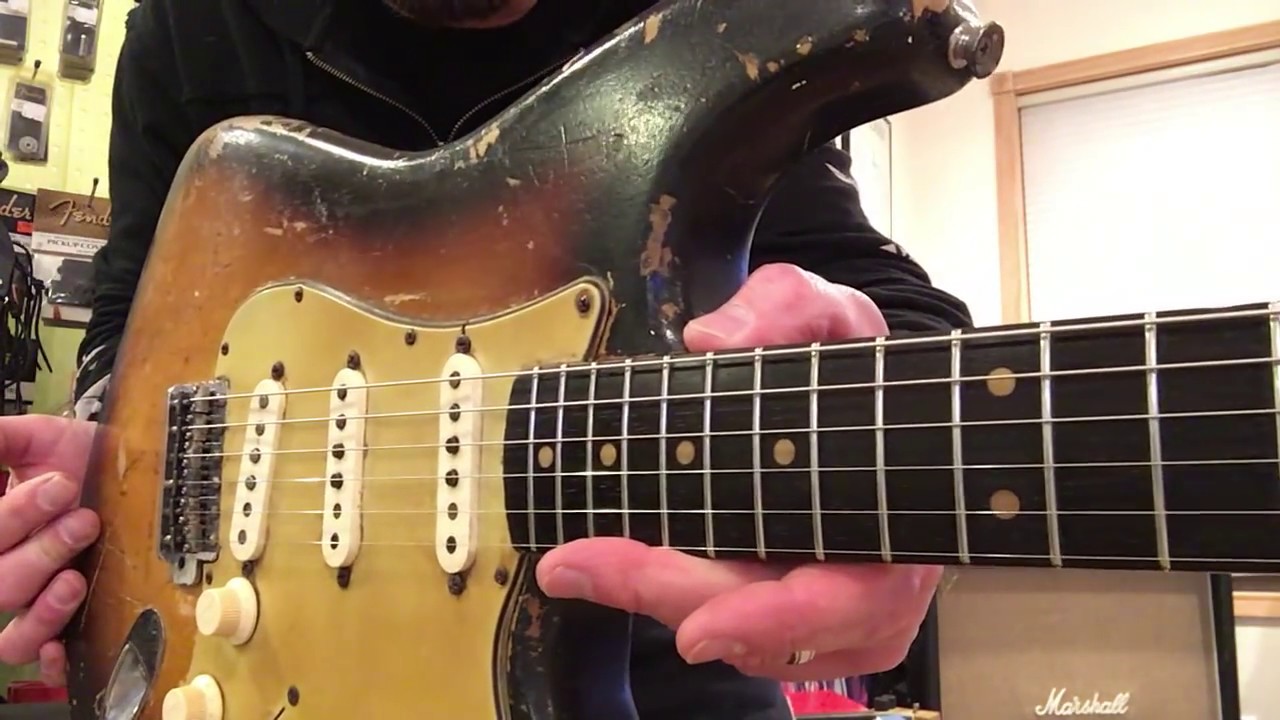 1963 Fender Stratocaster Well Played. 1 Owner Purchase @ EddieVegas.com