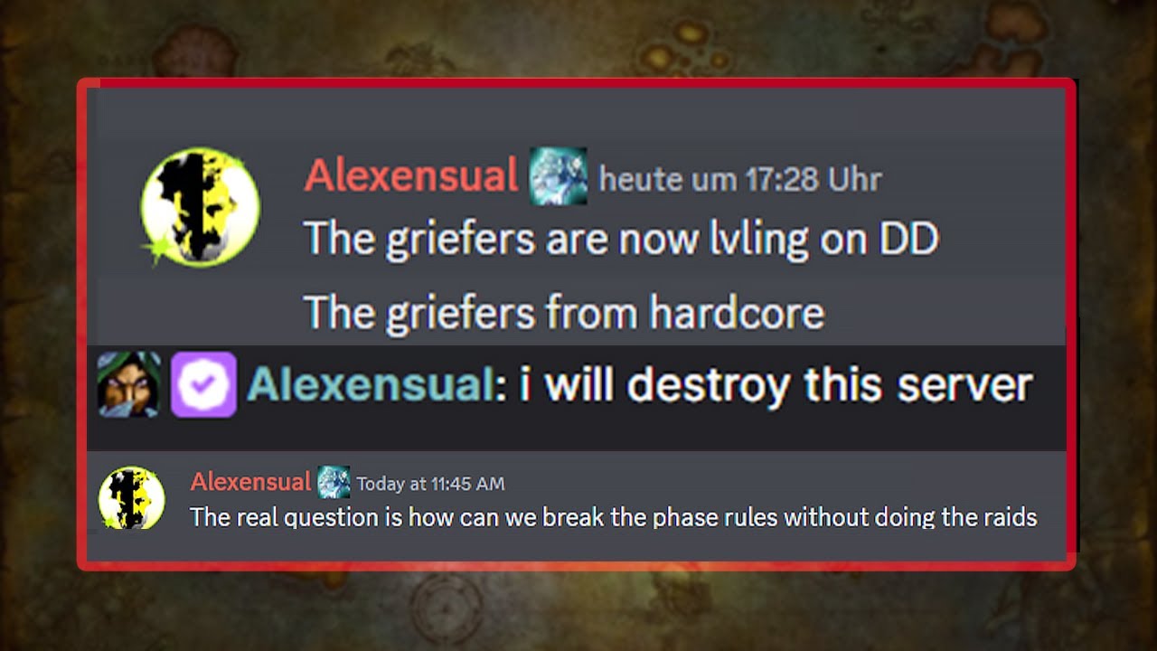 Alexensual's Vendetta: Deviate Delight Drama Update - WoW Classic Era