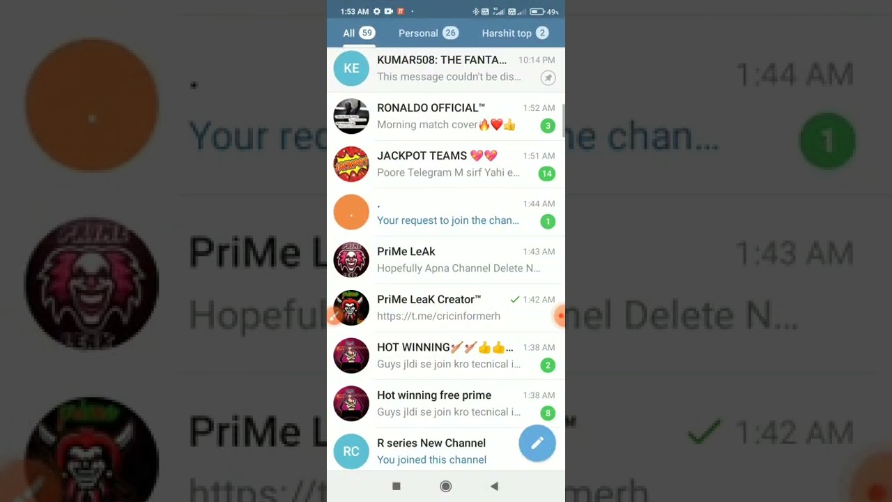 all fantasy telegram famous channel delete