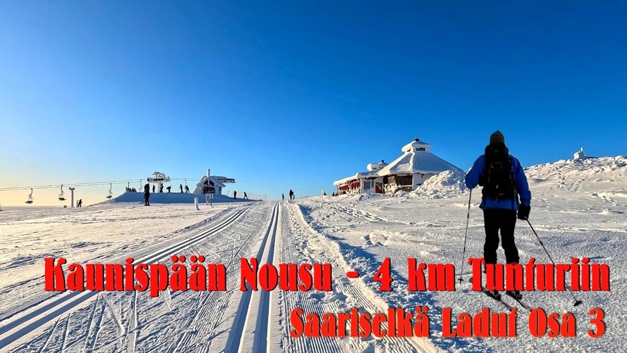 Saariselkä Ladut Osa 3 – Kaunispään Nousu ja Pitkä Alamäki | Hiihto 23.2.2026