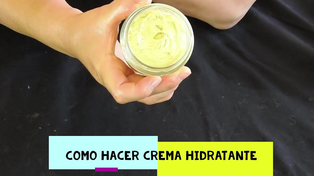 Como hacer CREMA HIDRATANTE casera para CARA, MANOS y CUERPO en solo 15 MINUTOS