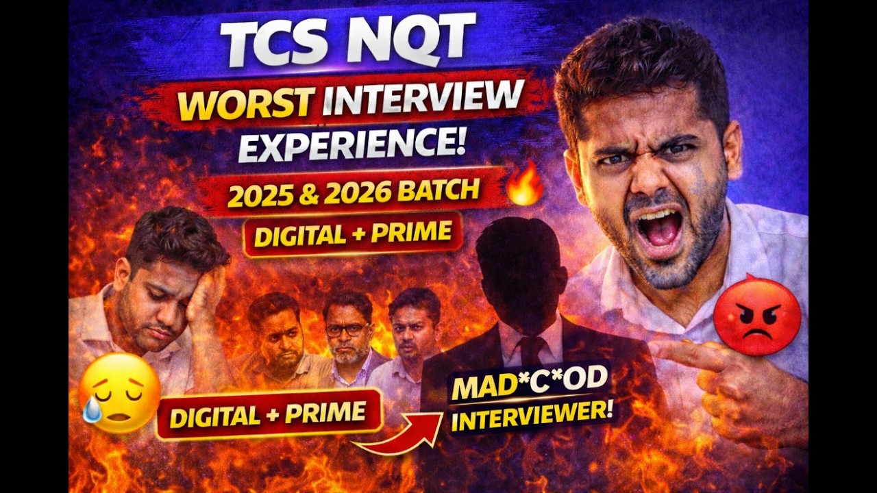 TCS NQT Worst Interview Experience Ever 😡 | 2025 & 2026 Batch | Digital & Prime | Shocking Reality 😱