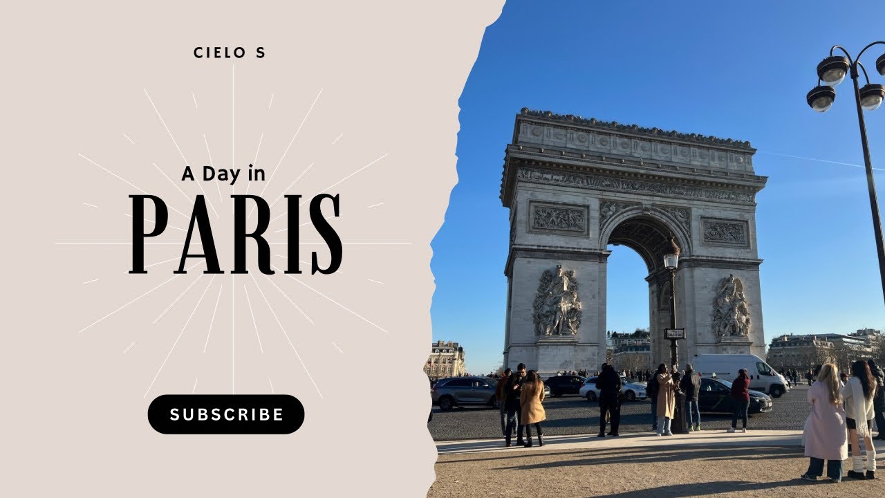 Winter Vibes in Paris | 4K 60FPS | A Day of Sightseeing and Adventure