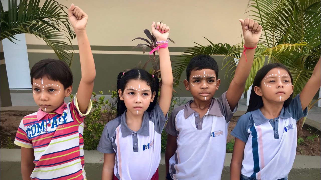 Coreografia-o canto das três raças/ escola municipal Maria José Rodrigues Ponte