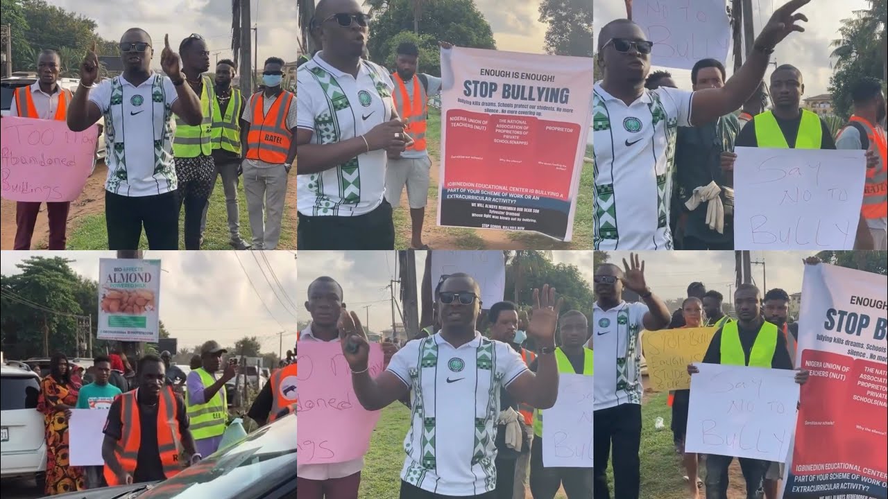 Edo State Ratels Came out Massively to Protest against Bullying in Igbinedion secondary school