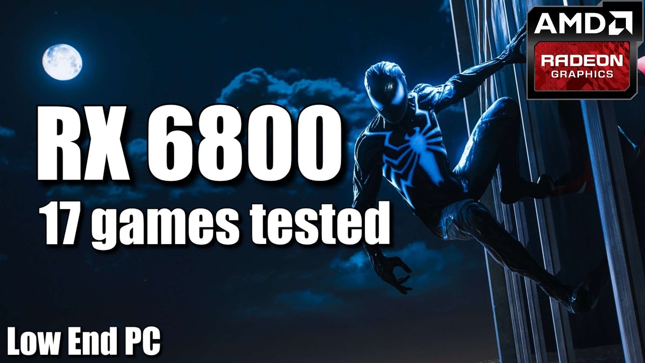 RX 6800 | i3 10300 | In 17 Games | 4K Performance Test! | Low End PC 2026