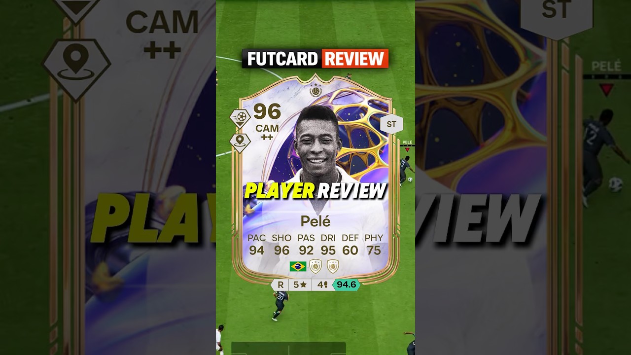 🇧🇷 96 PEL&Eacute; Review in FC26 - NO WORDS 😳🔥 #fc26 #futurestars #pele #player #review #fifa #fut #yt