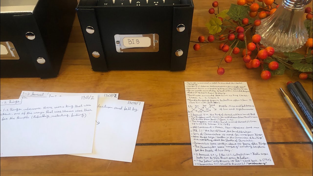 How to Take Notes in Class with Analog Zettelkasten
