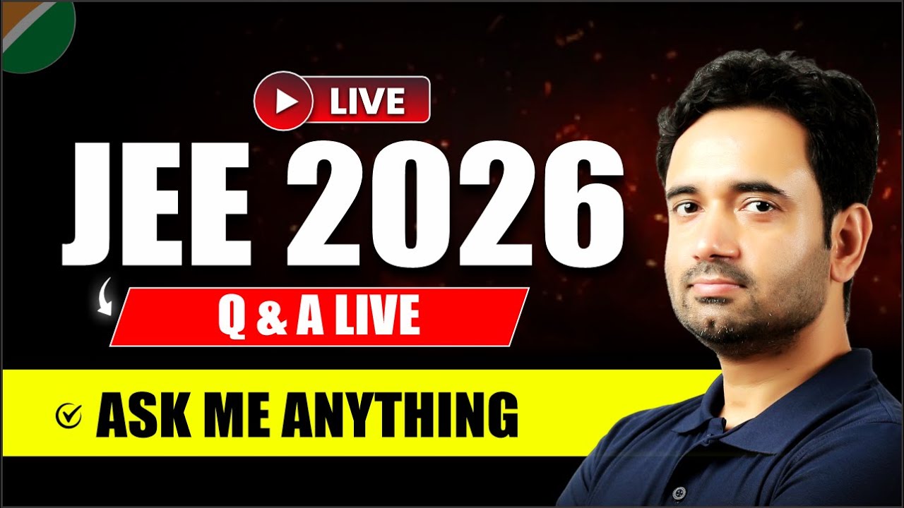 JEE MAIN 2026 Strategy/Motivation/Guidance with ABJ Sir | Live Q&A | Ask me anything #abjsir