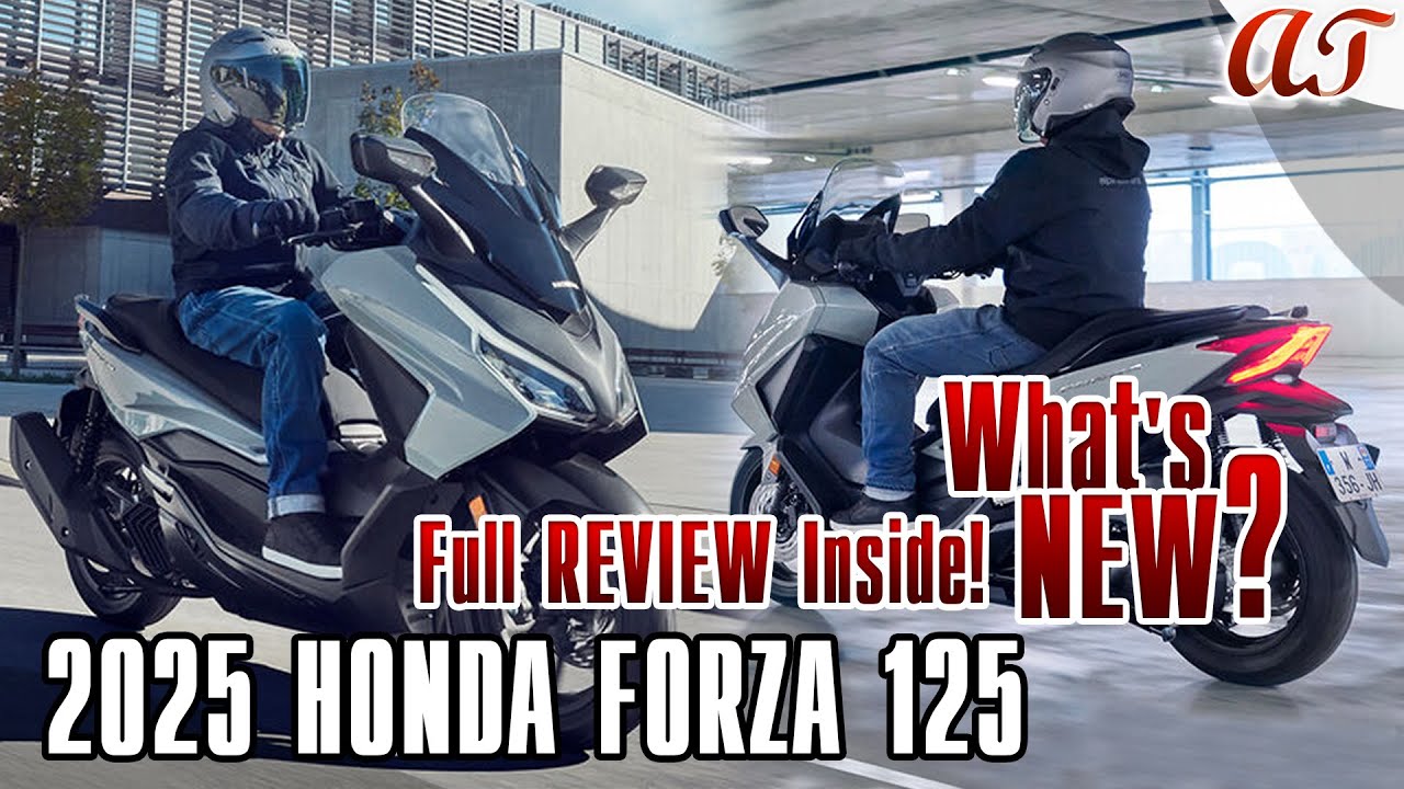 HONDA Forza 125 2025 года * Что нового? Полный обзор внутри! Характеристики, цвета, основные особ...