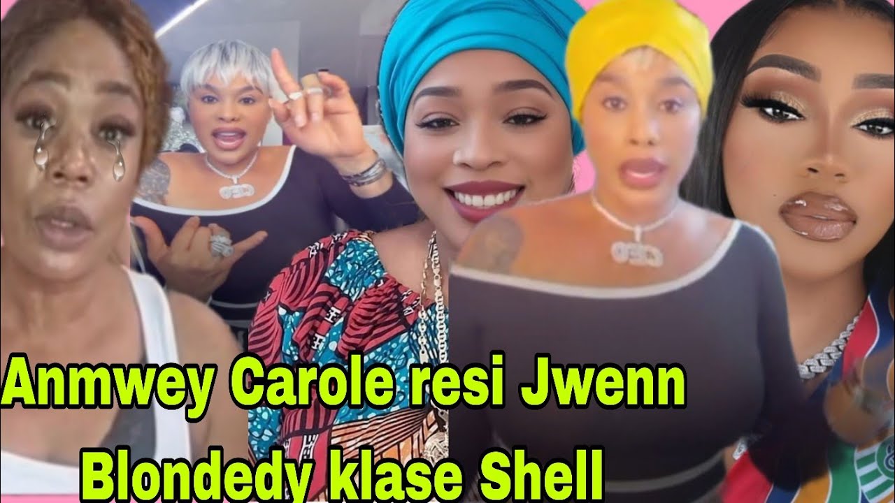 Blondedy fini ak kouzin li manz&egrave; Carole ki kritike Studio lia,mesaj pou Shell Cr&eacute;ole, Alon Blondedy