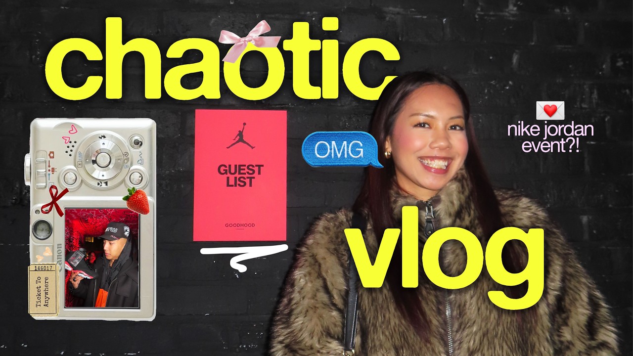 chaotic london vlog: grwm, nike event & more