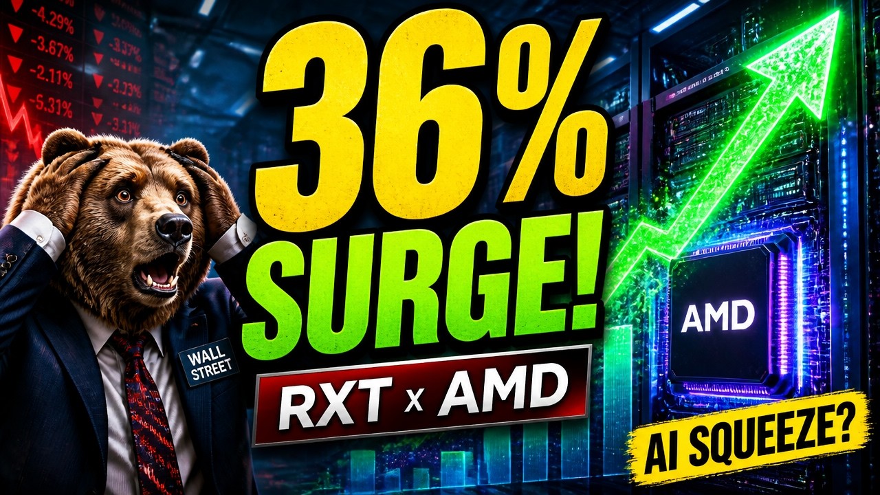Акции RXT взлетели на 35%! Сделка с AMD по ИИ и эпический шорт-сквиз 🚀