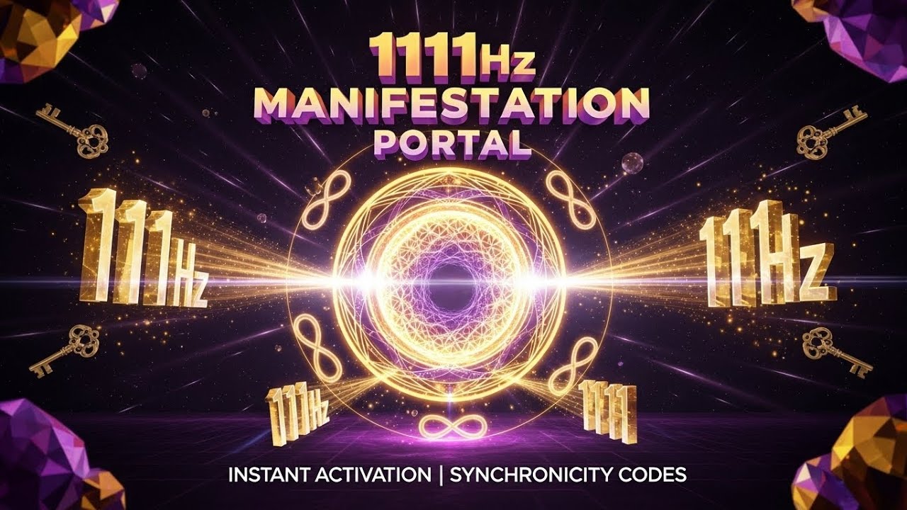 1111Hz MANIFESTATION PORTAL 🌟🔮 Instant Activation | Attract Desires & Synchronicities NOW ⚡✨