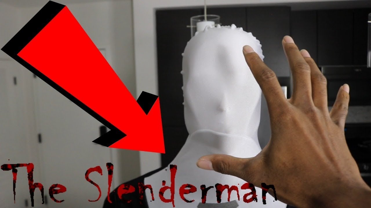 TAKING OFF SLENDERMAN MASK OMG!!! THIS IS HOW HE LOOKS!!!