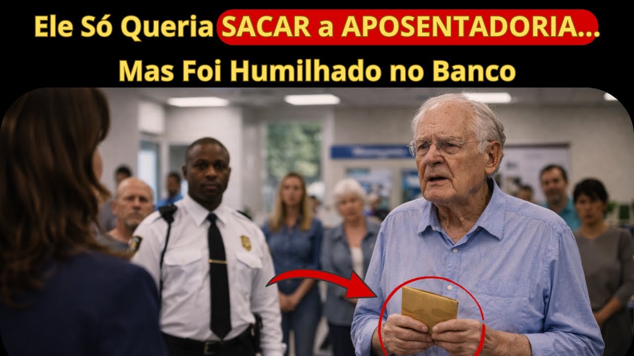 O Idoso Foi Expulso do Banco por Não Ter Documento… E Sua Frase Calou a Agência!