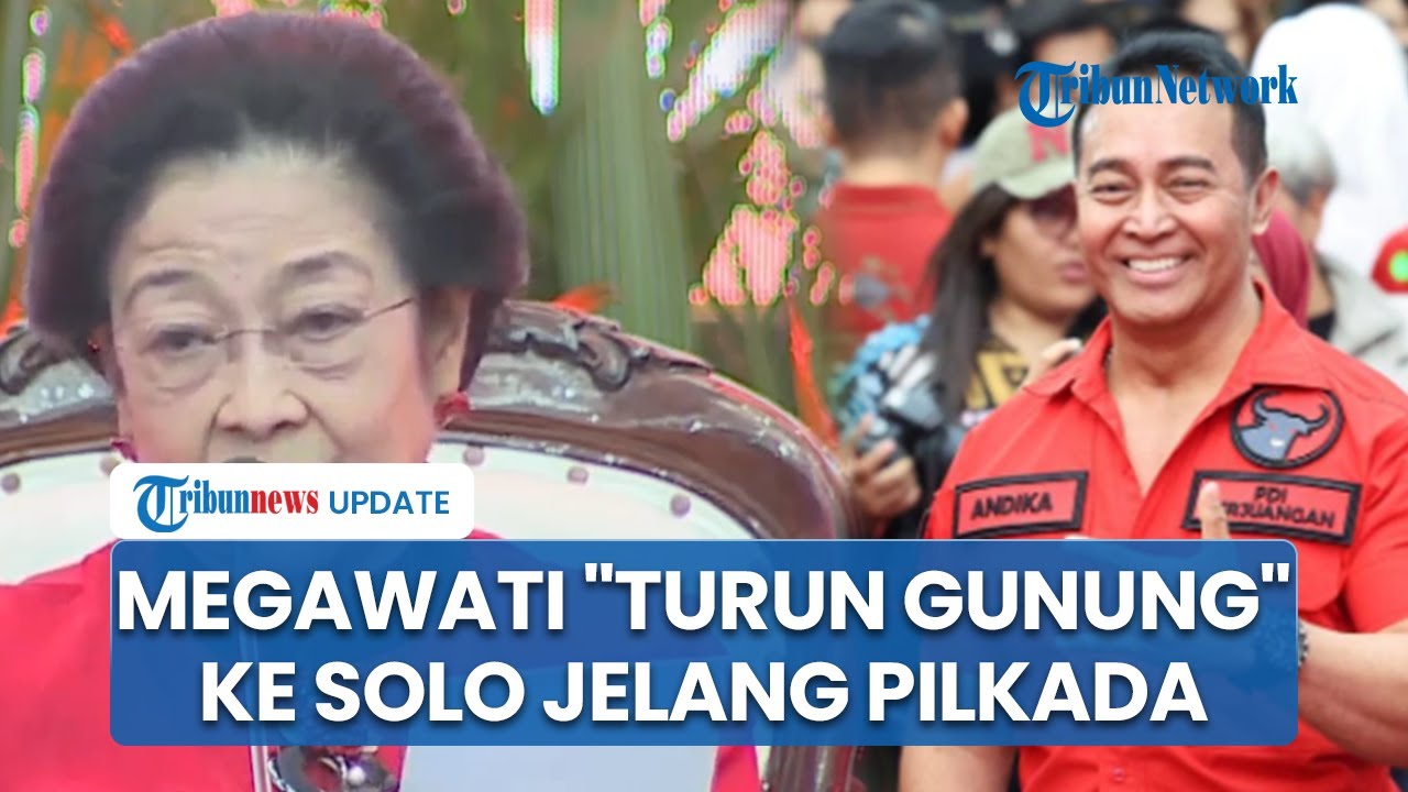 Detik-detik Jelang Pilkada, Megawati Dikabarkan akan ke Solo untuk Dukung Andika-Hendi