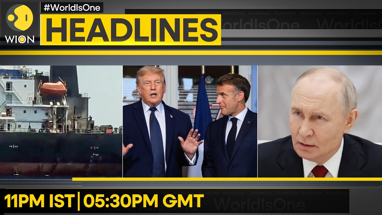 PM Modi Raises Seafarers' Safety With Trump | Macron: Russia Does Not Want Peace | WION Headlines