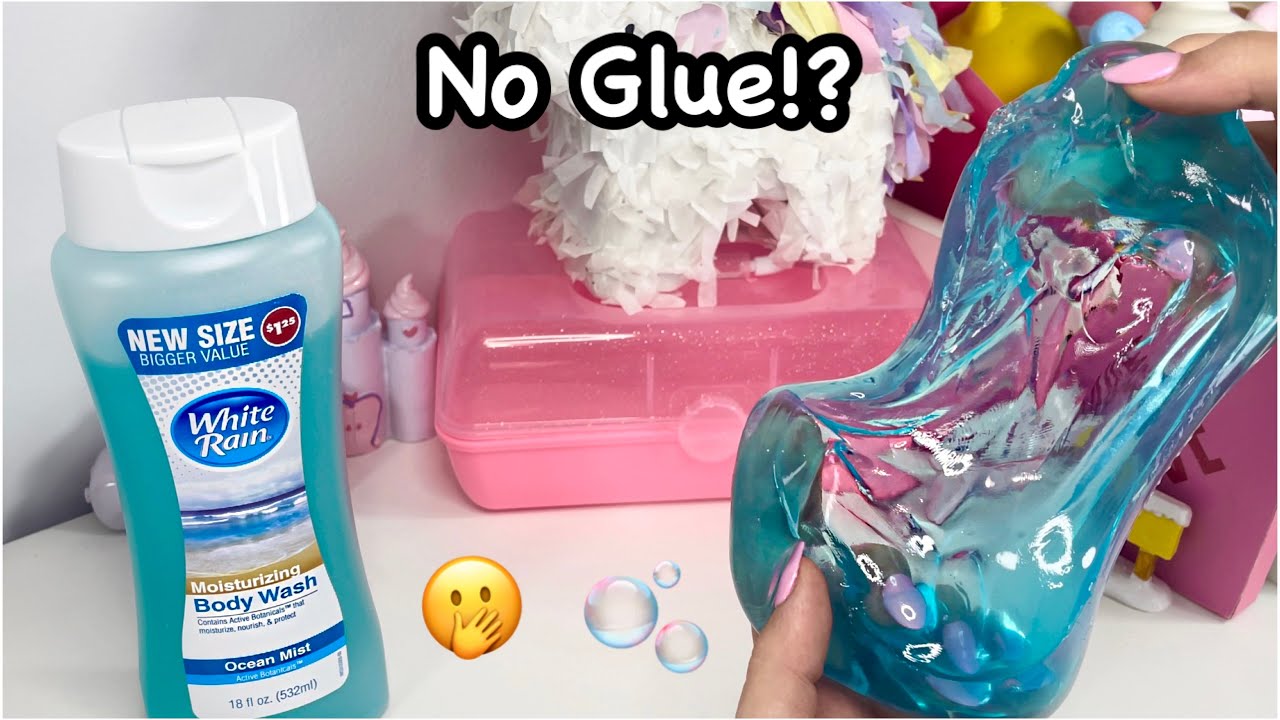No Glue Clear Slime!? 🫧💧 How To Make NO GLUE 1 Ingredient Slime!!