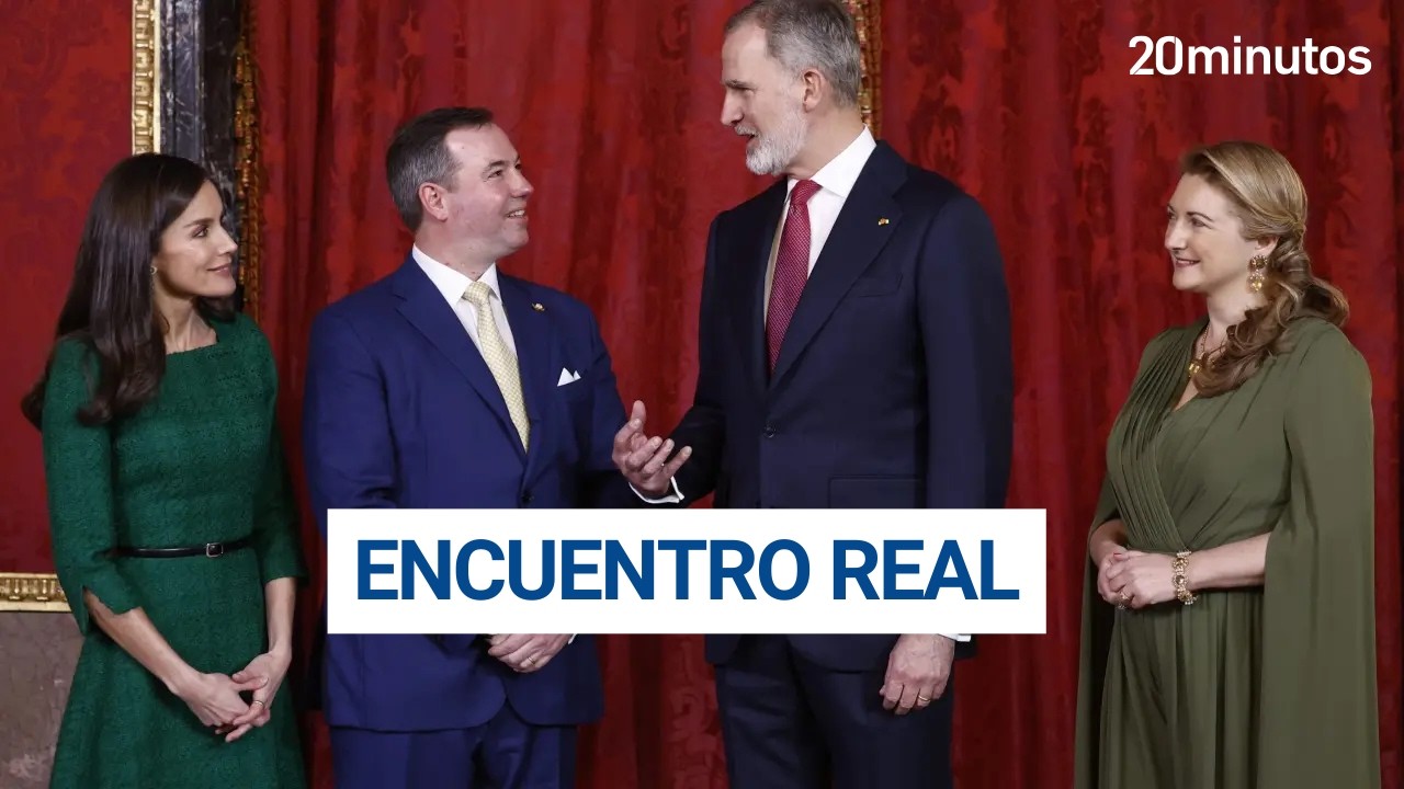 Los GRANDES DUQUES de LUXEMBURGO visitan ESPAÑA y muestran gran FEELING con FELIPE y LETIZIA