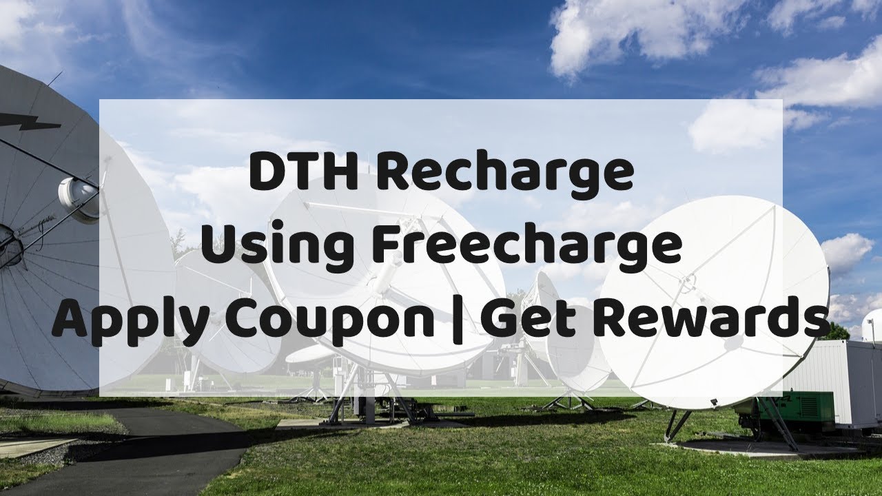 🔥🔥How to Recharge DTH/TV Using Freecharge App & Apply Promo Code🔥🔥