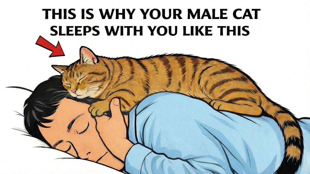 Why Your Male Cat Sleeps With You (Here’s What It Means)