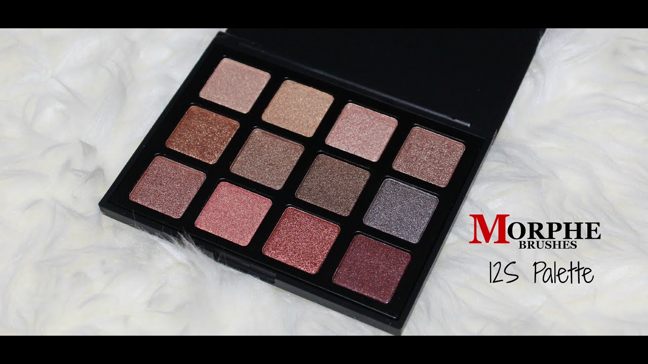 NEW Morphe Brushes 12S Palette Swatches