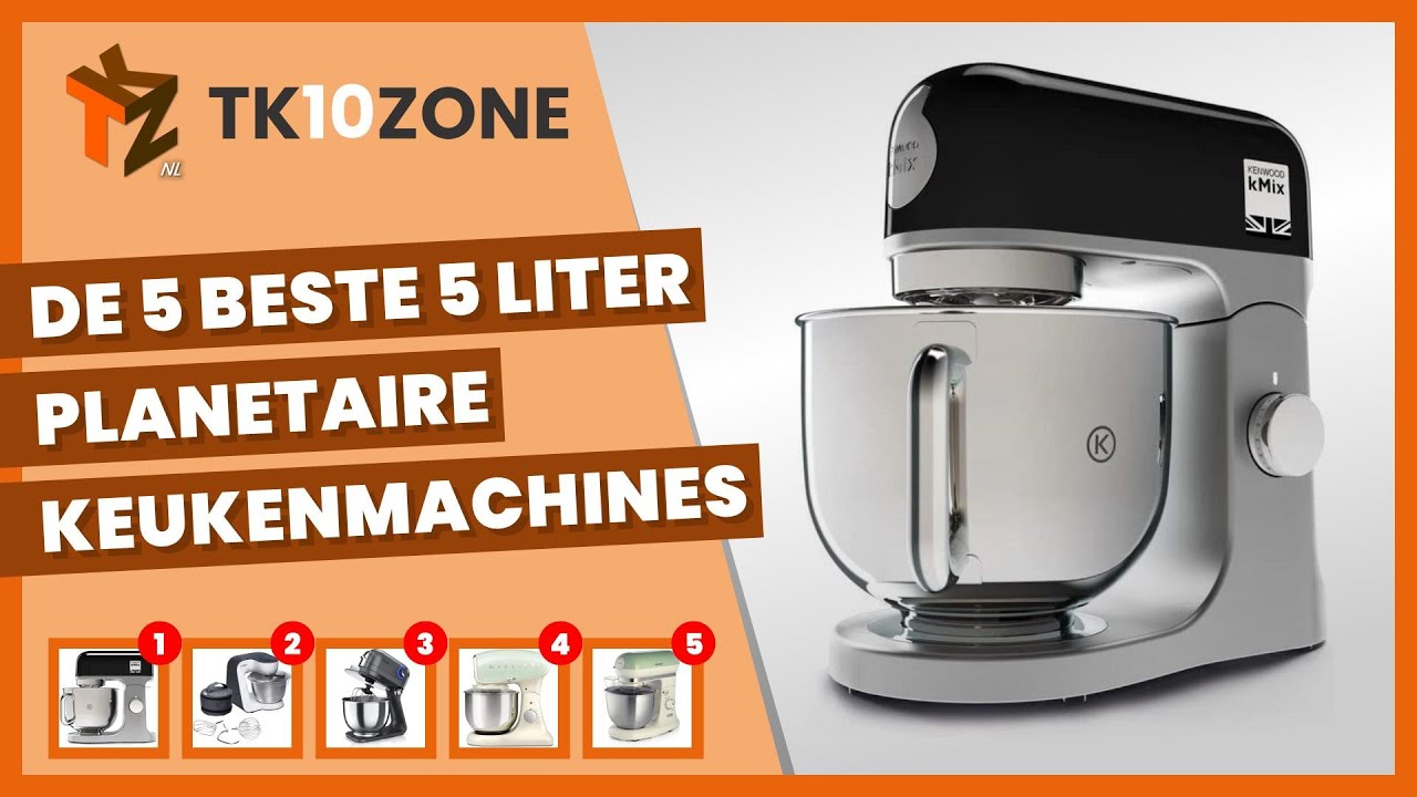 De 5 beste 5-liter planetaire keukenmachines