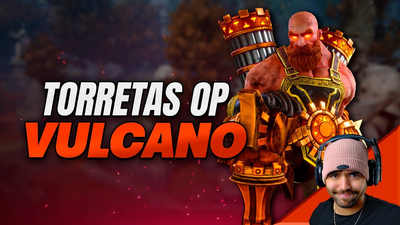 JOGANDO COM O PIOR ITEM DO JOGO MAS DANDO CERTO! VULCAN! SMITE 2 CONQUISTA