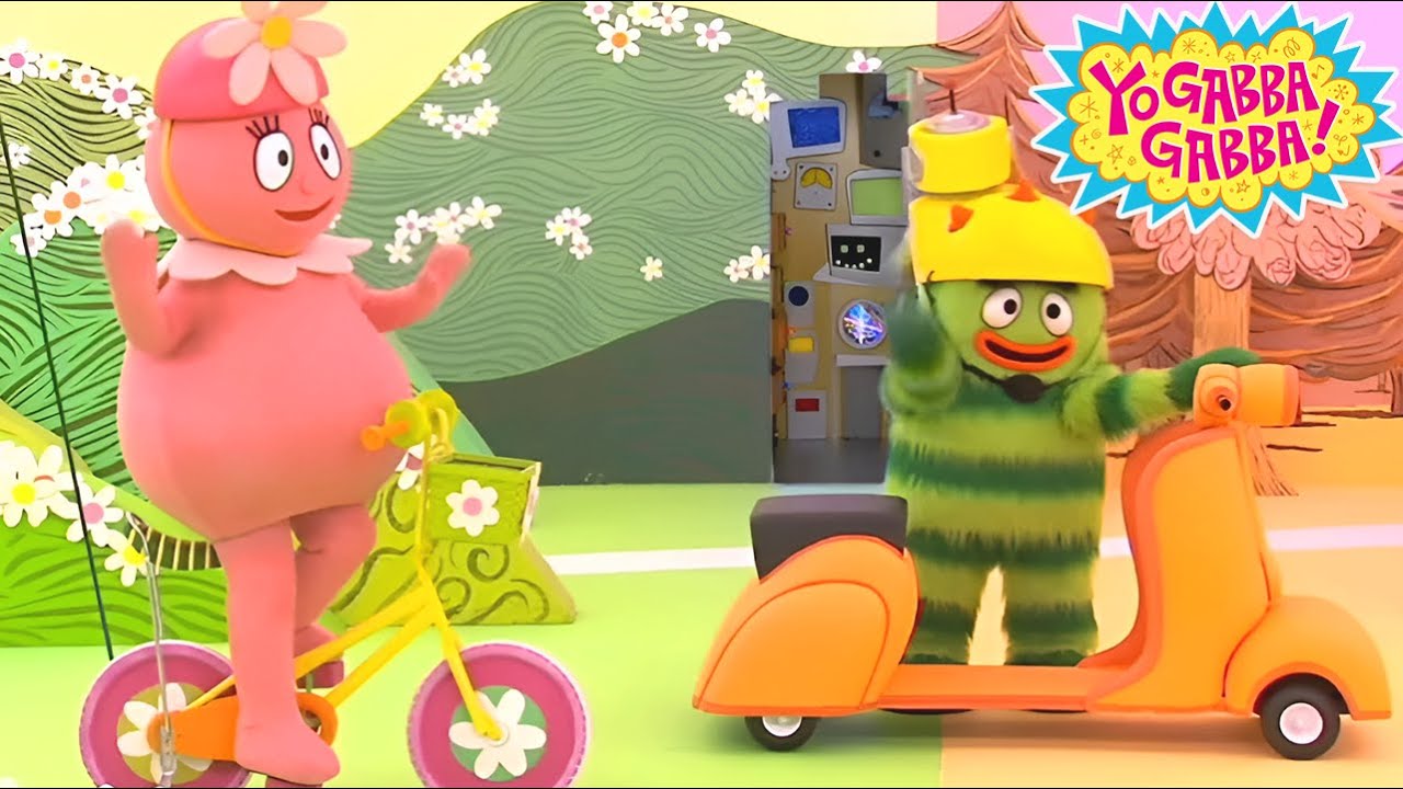 Ride a Bike with Yo Gabba Gabba! 💚🛵 Full Episodes