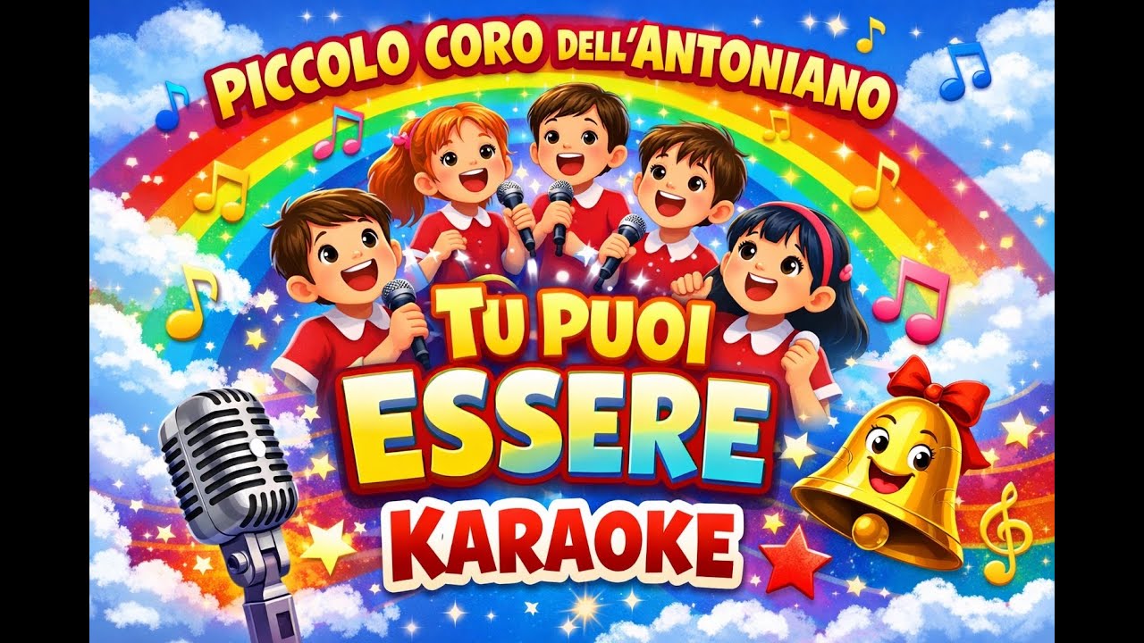 Piccolo Coro dell'Antoniano - Tu puoi essere Karaoke (lyrics-cori)